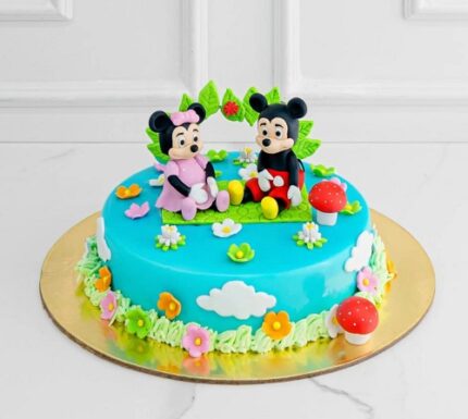 Micky Mouse Loving Chocolate Cake