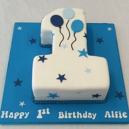 1st Fondant Star Cake