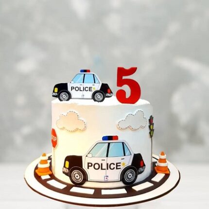 Police Car Chocolate Cake