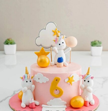 Loving Unicorn Chocolate Cake
