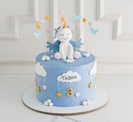 Baby Unicorn Chocolate Cake