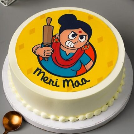 Best Mom Chocolate Photo Cake
