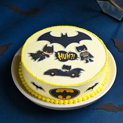 Batman Butterscotch Cake