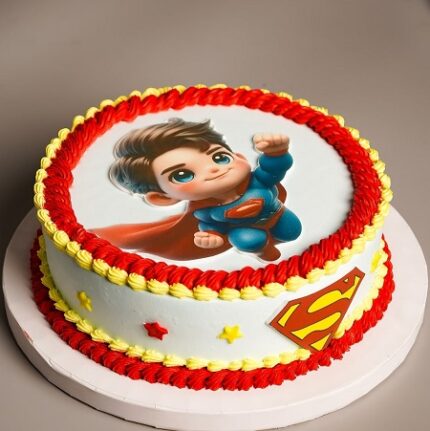 Superman Photo Cake