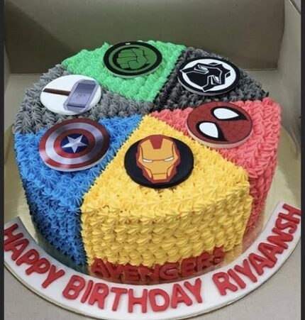 Avenger Chocolate Photo Cake