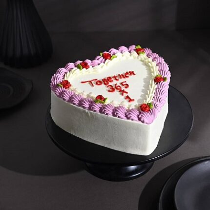 1st Anniversary Love Cake
