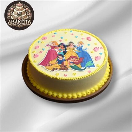 Doll Butterscotch Photo Cake