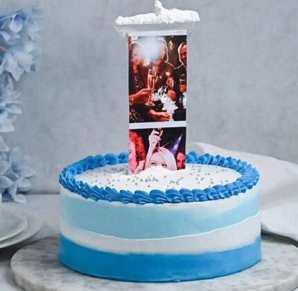 Chocolate Photo Pulling Cake